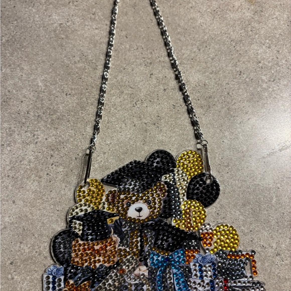 Graduation Bear Rhinestone Sun catcher - Picture 2 of 2